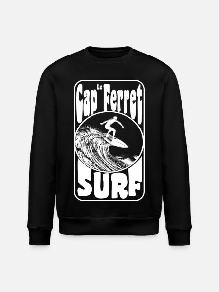 CAP FERET - Stanley/Stella ROLLER Unisex Organic Sweatshirt - black