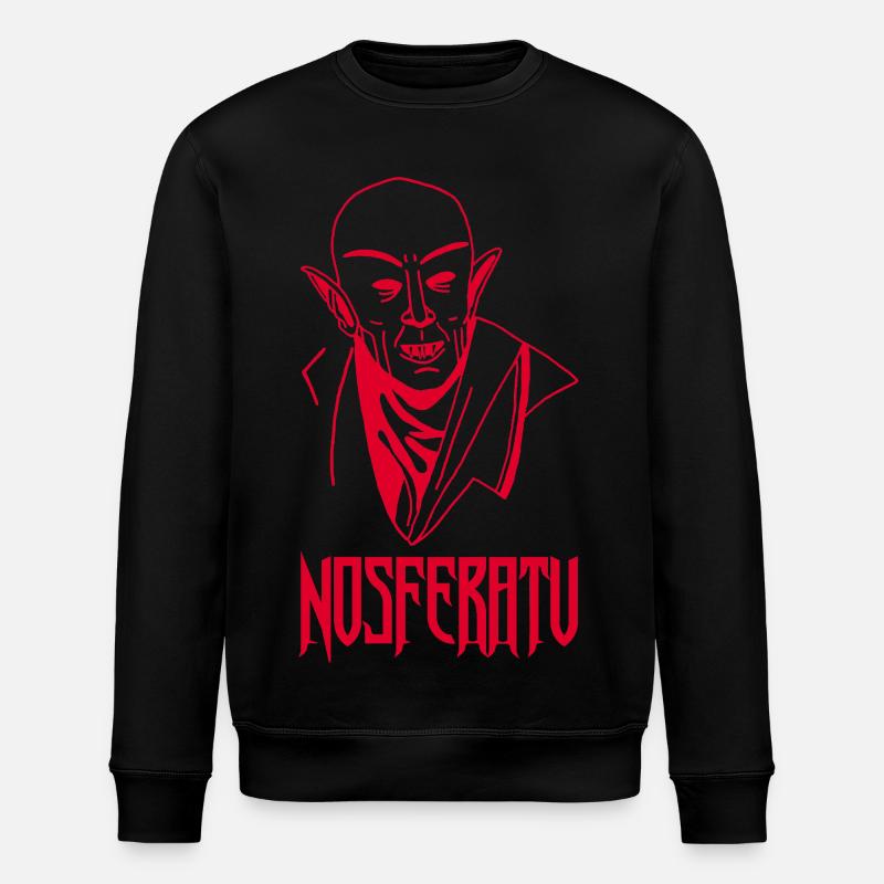 Nosferatu le vampire (rouge) - Sweat bio ROLLER Stanley/Stella Unisexe - noir