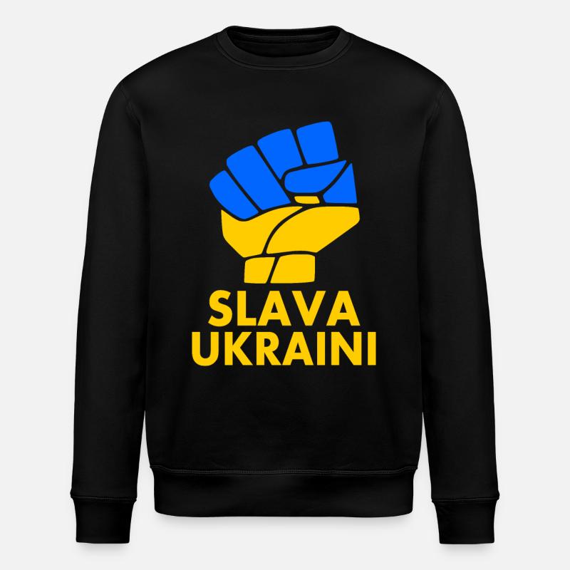 Slava ukraini - Sweat bio ROLLER Stanley/Stella Unisexe - noir