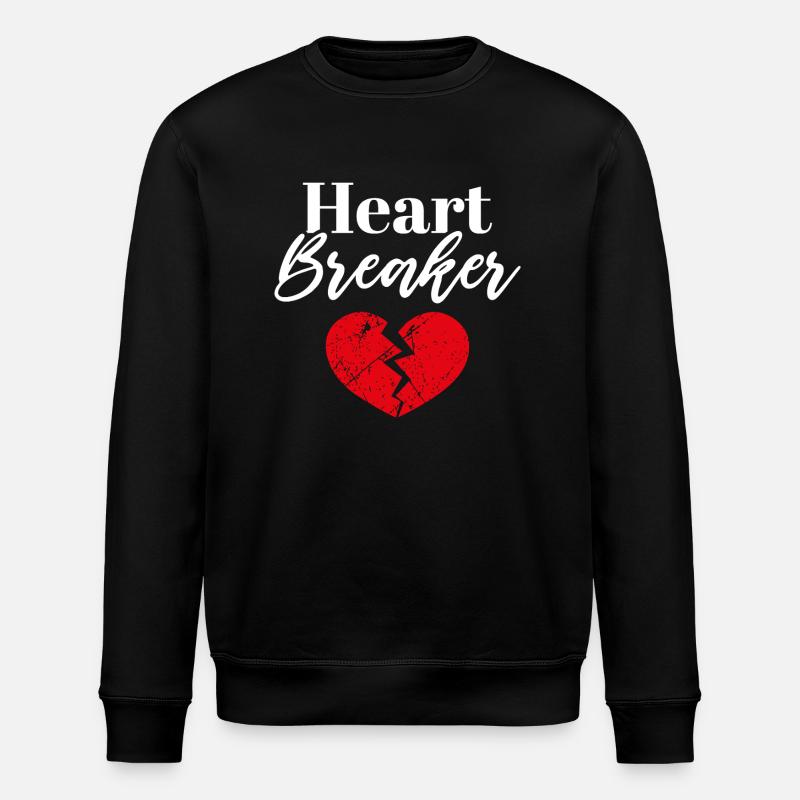 Briseur de cœur - Sweat bio ROLLER Stanley/Stella Unisexe - noir