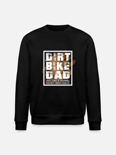 Dirt Bike Dad like a normal Dad but much cooler - Stanley/Stella økologisk unisex-sweatshirt ROLLER - sort