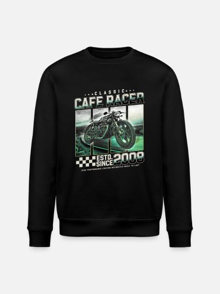 Cafe Racer built in 2008 - Stanley/Stella ROLLER Unisex Organic Sweatshirt - black