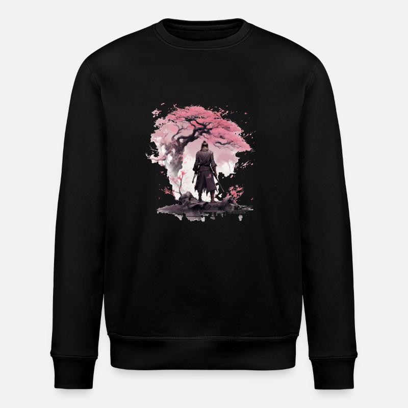 Sakura Samouraï - Sweat bio ROLLER Stanley/Stella Unisexe - noir