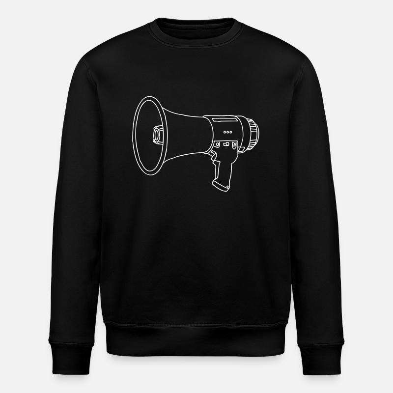 Mégaphone - Sweat bio ROLLER Stanley/Stella Unisexe - noir