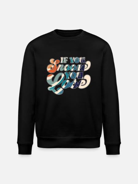 If You Snooze You Lose - Stanley/Stella Unisex Bio-Sweatshirt ROLLER - Schwarz