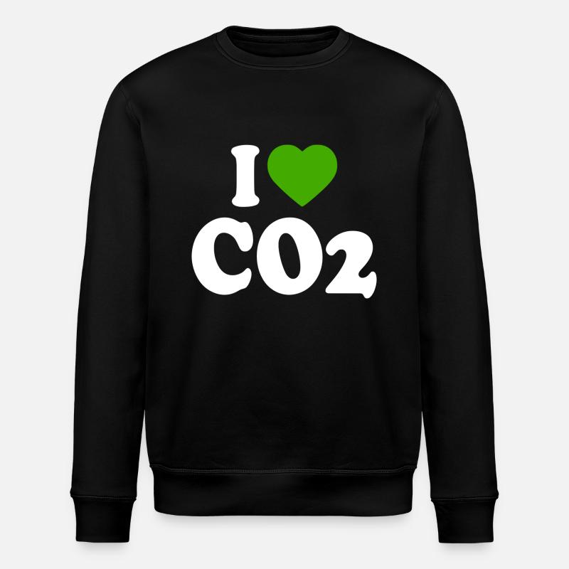 I love co2 - Sweat bio ROLLER Stanley/Stella Unisexe - noir
