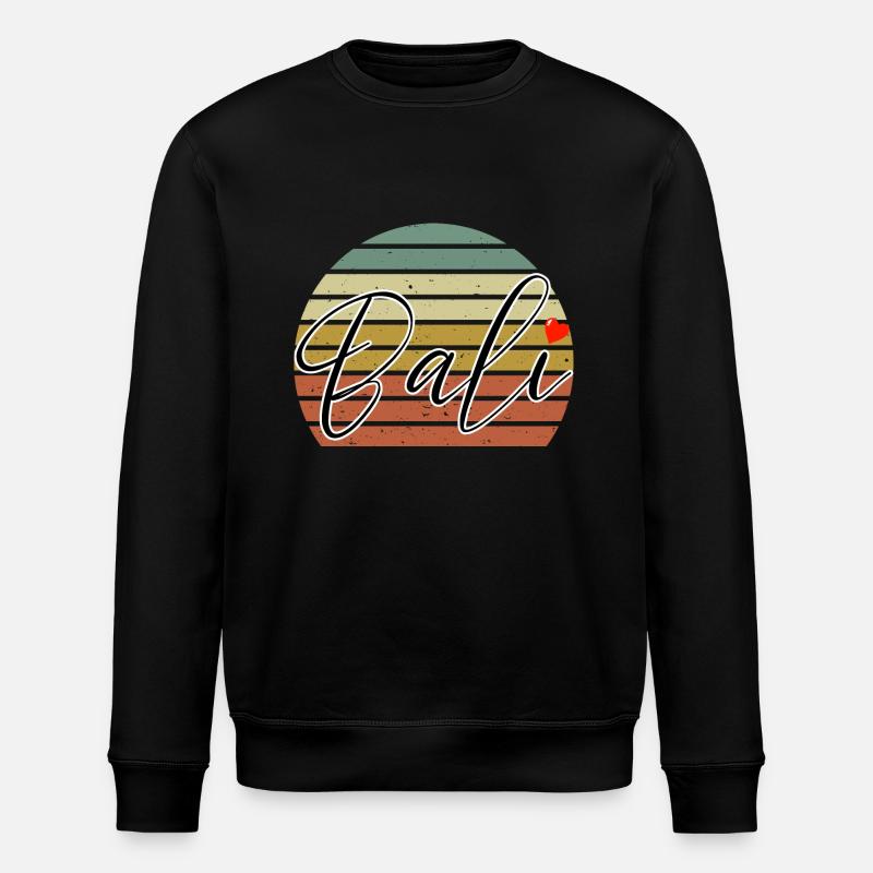 Bali - Indonesia - Stanley/Stella ROLLER Unisex Organic Sweatshirt - black