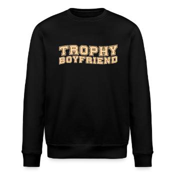 Freund Paare Liebe Beziehung Partner Geschenkidee - Stanley/Stella Unisex Bio-Sweatshirt ROLLER - Schwarz - Vorne - Nik (191cm)