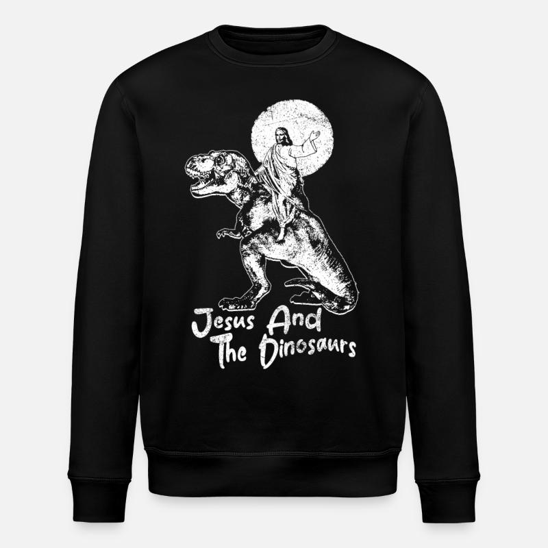 Lustige Tiere - Stanley/Stella Unisex Bio-Sweatshirt ROLLER - Schwarz