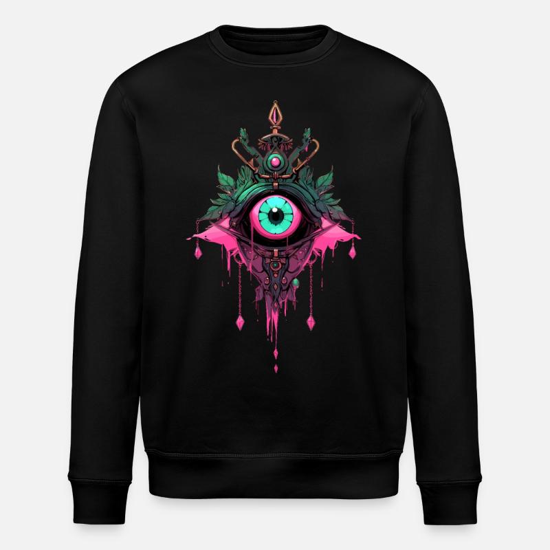 Traumfänger #2 - Stanley/Stella Unisex Bio-Sweatshirt ROLLER - Schwarz