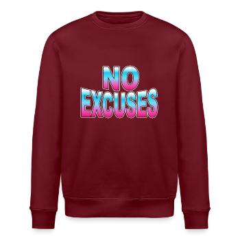 Pas d’excuses - Sweat bio ROLLER Stanley/Stella Unisexe - bordeaux - Devant - Nik (191cm)