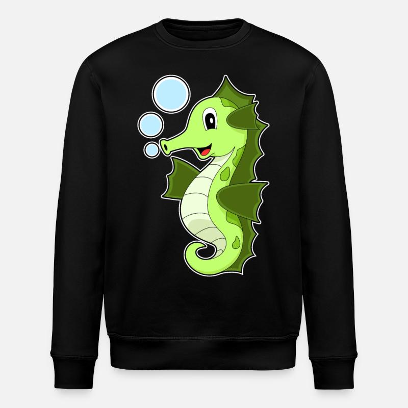 Hippocampe - Sweat bio ROLLER Stanley/Stella Unisexe - noir