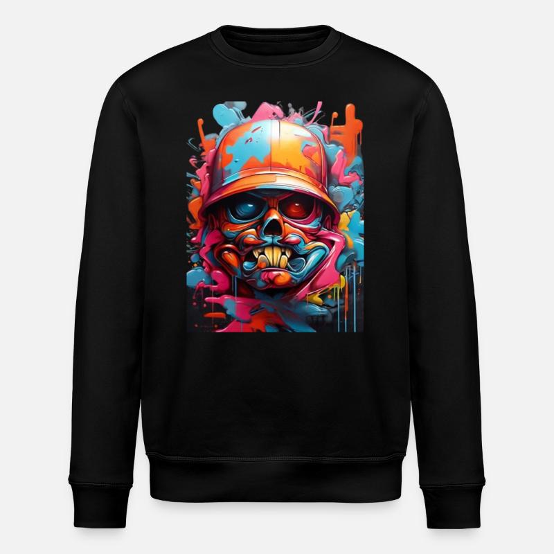 Graffiti style3 - Stanley/Stella ROLLER Unisex Organic Sweatshirt - black