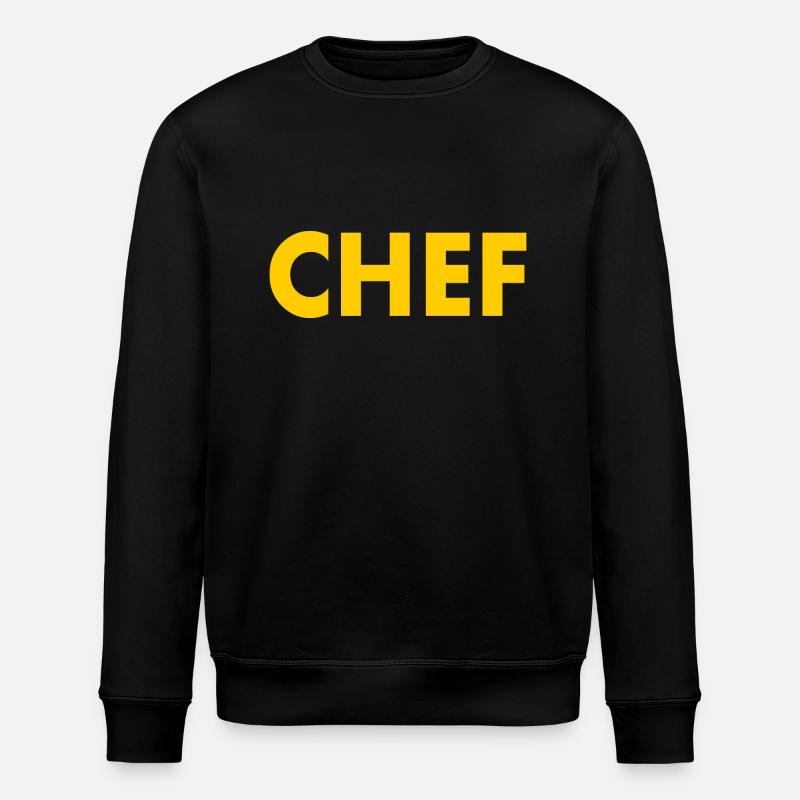 Chef - Stanley/Stella ROLLER Unisex Organic Sweatshirt - black