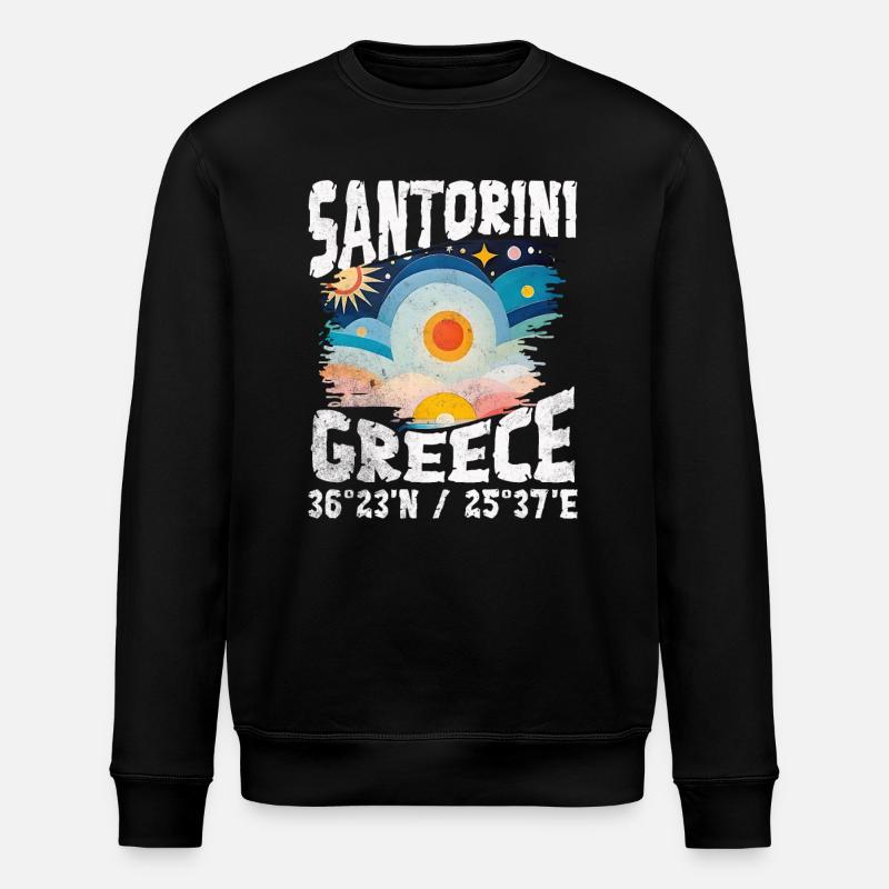 Greece aegean islands col - Sweat bio ROLLER Stanley/Stella Unisexe - noir