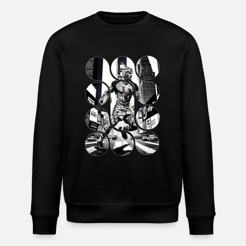 Rugby Urbain - Sweat bio ROLLER Stanley/Stella Unisexe - noir