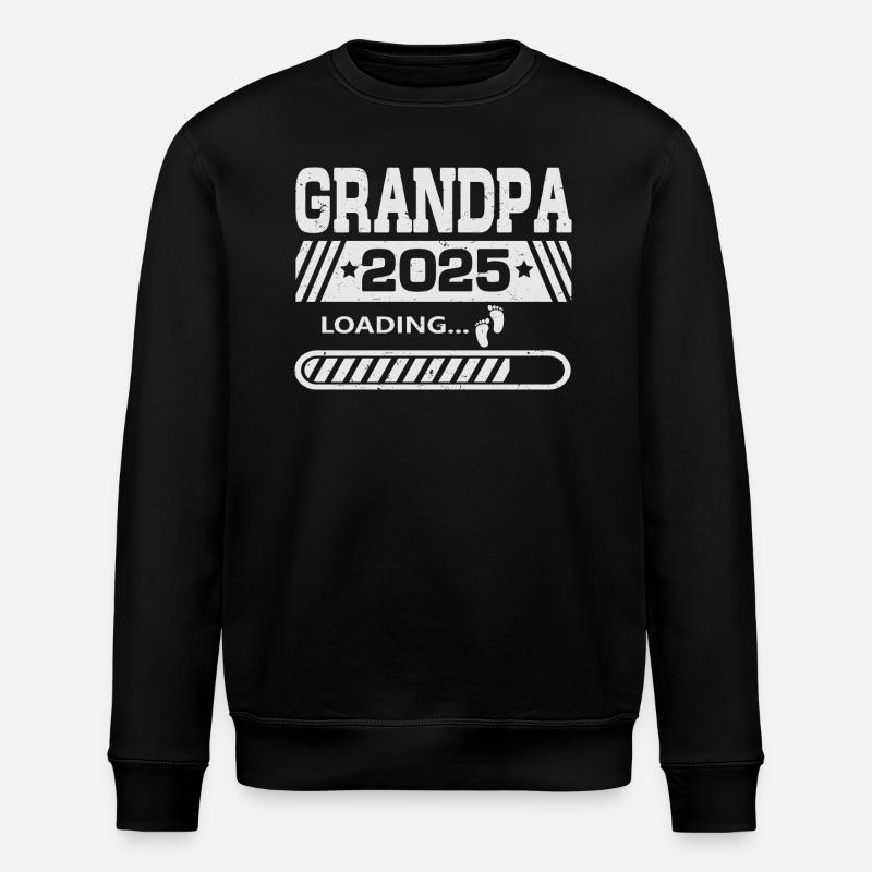 Grandpa 2025 loading - Stanley/Stella ROLLER Unisex Organic Sweatshirt - black