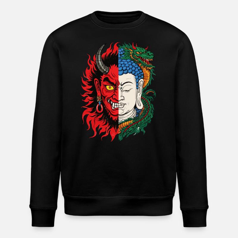 Le mal et Dieu - Sweat bio ROLLER Stanley/Stella Unisexe - noir