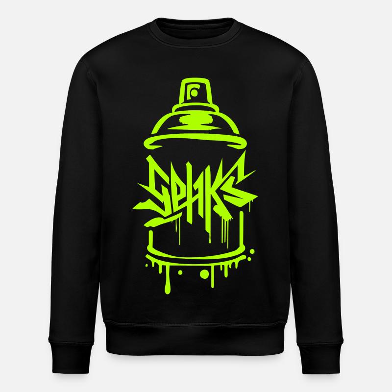 Bouteille verte Sehks - Sweat bio ROLLER Stanley/Stella Unisexe - noir