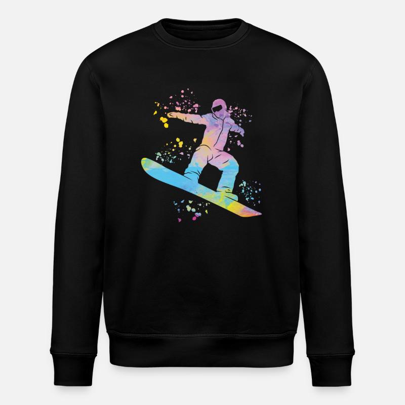 Snowboarder Snowboarding Snowboard - Sweat bio ROLLER Stanley/Stella Unisexe - noir