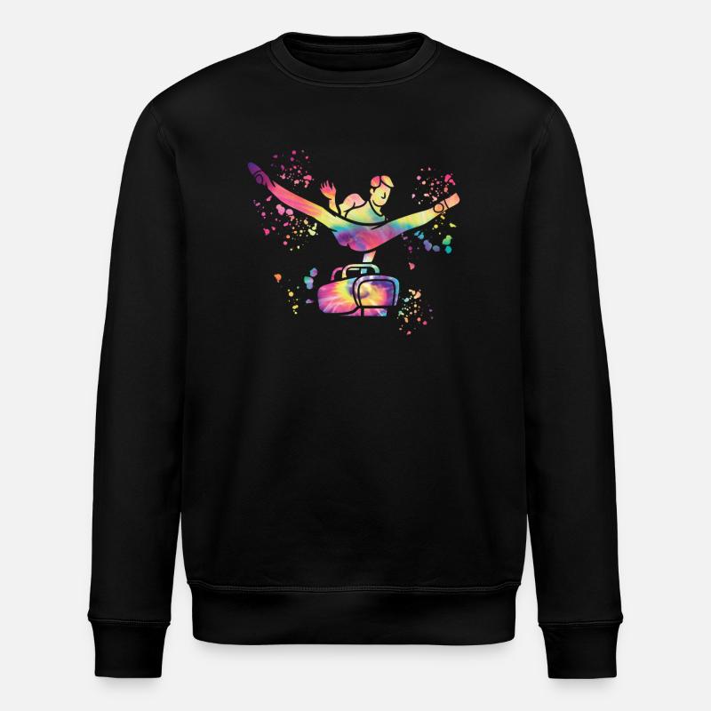 Kunstturnen Pauschenpferd Turner - Stanley/Stella Unisex Bio-Sweatshirt ROLLER - Schwarz