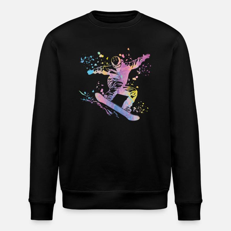 Snowboarder Snowboarding Snowboard - Sweat bio ROLLER Stanley/Stella Unisexe - noir