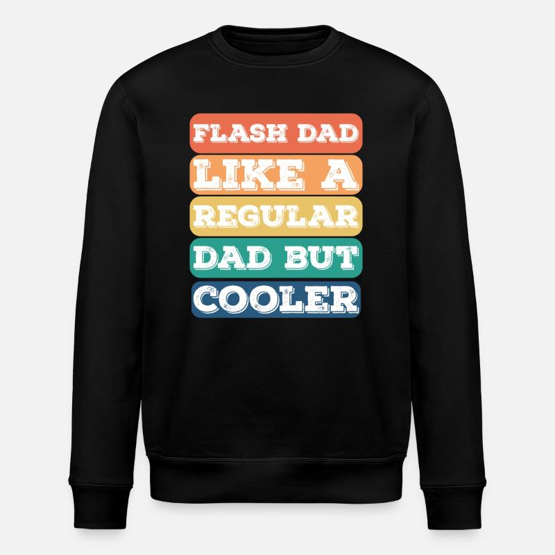 Bloc Flash Papa Boulderer - Sweat bio ROLLER Stanley/Stella Unisexe - noir