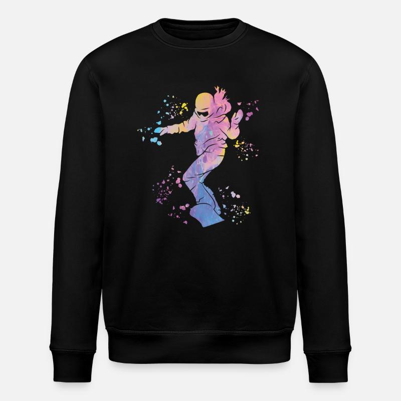 Snowboarder Snowboarding Snowboard - Sweat bio ROLLER Stanley/Stella Unisexe - noir