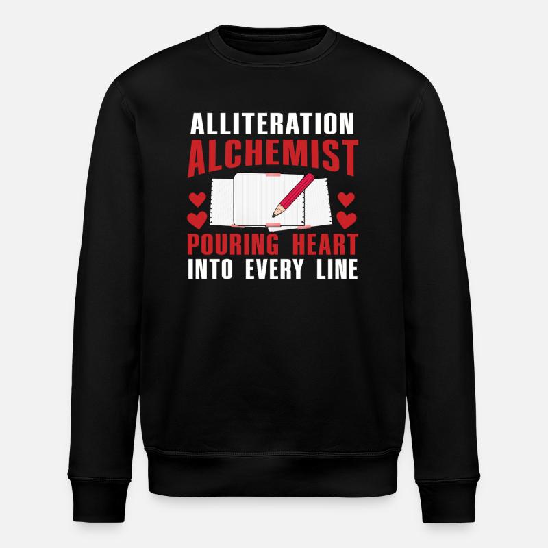 Alliteration Alchemist Poetry Slam - Stanley/Stella Unisex Bio-Sweatshirt ROLLER - Schwarz