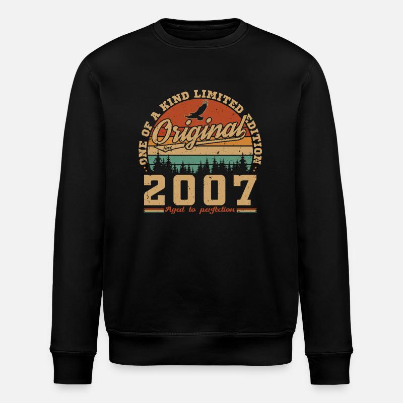 2007 6 - Stanley/Stella Unisex Bio-Sweatshirt ROLLER - Schwarz