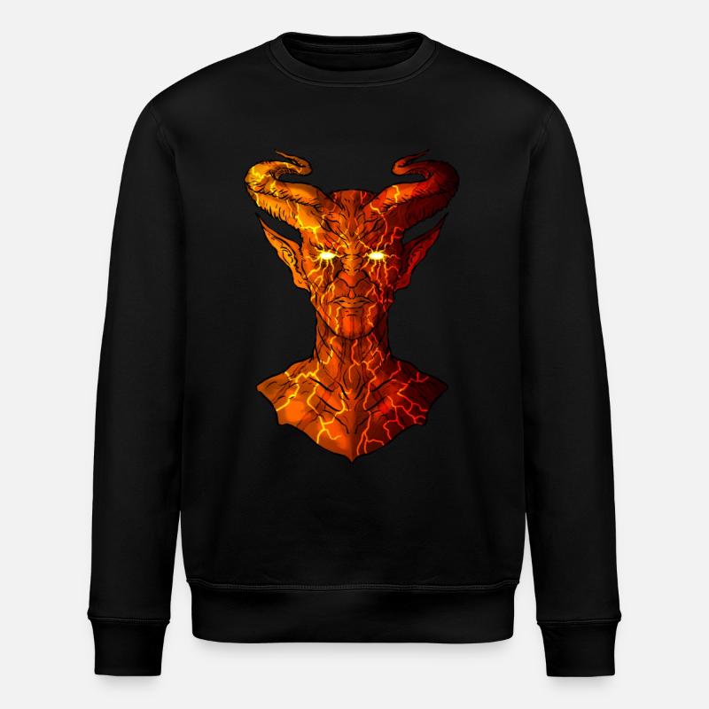 Devil - Stanley/Stella ROLLER Unisex Organic Sweatshirt - black