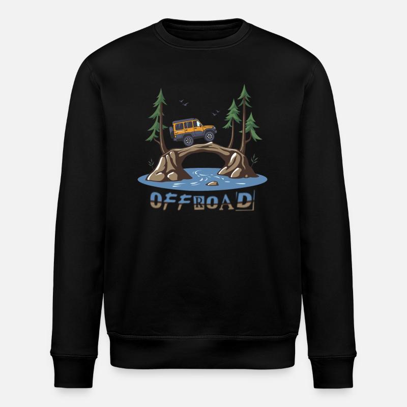 Véhicules tout-terrain - Sweat bio ROLLER Stanley/Stella Unisexe - noir