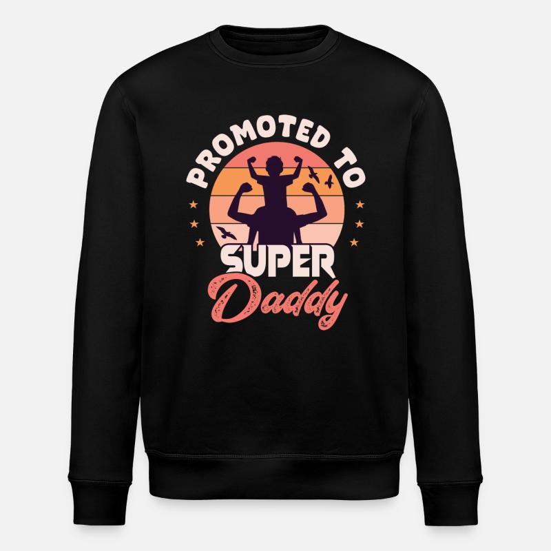 Superdaddy super daddy super dad - Sweat bio ROLLER Stanley/Stella Unisexe - noir