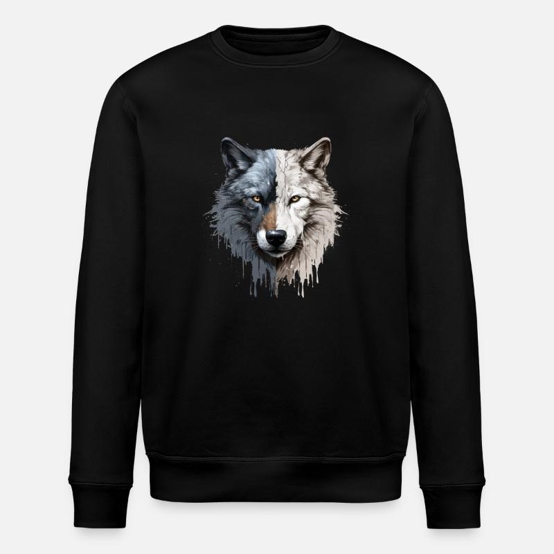 Loup - Sweat bio ROLLER Stanley/Stella Unisexe - noir