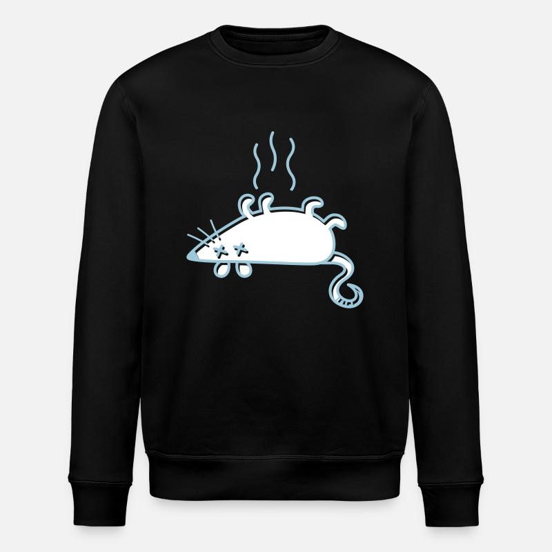 Une souris morte - Sweat bio ROLLER Stanley/Stella Unisexe - noir