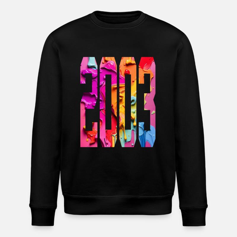 BUNT 23RD BIRTHDAY 2003 - Stanley/Stella ROLLER Unisex Organic Sweatshirt - black