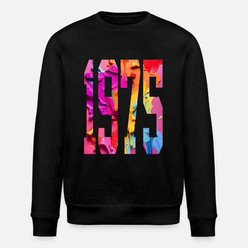 BUNT 51E ANNIVERSAIRE 1975 - Sweat bio ROLLER Stanley/Stella Unisexe - noir