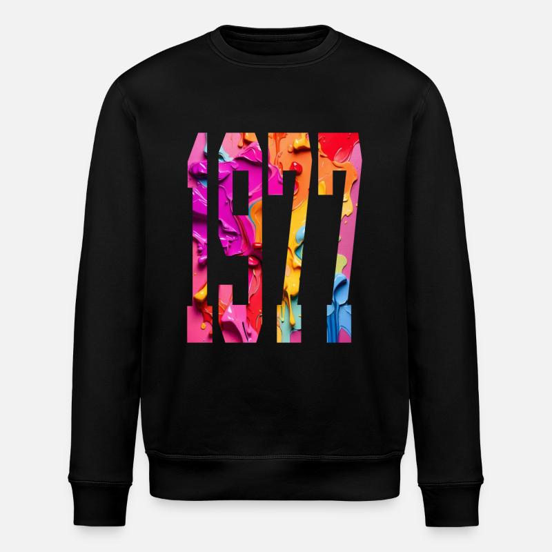 BUNT 49E ANNIVERSAIRE 1977 - Sweat bio ROLLER Stanley/Stella Unisexe - noir