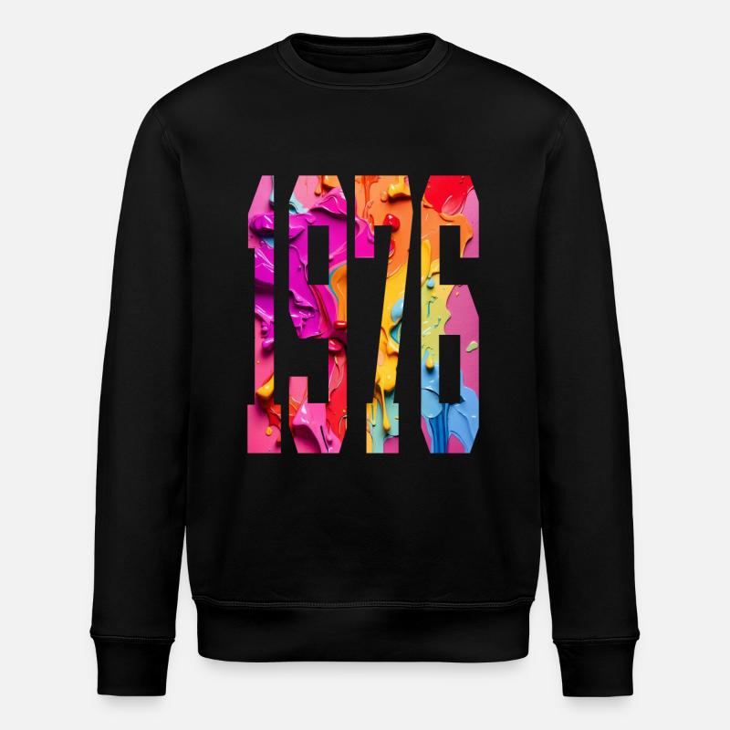 BUNT 50E ANNIVERSAIRE 1976 - Sweat bio ROLLER Stanley/Stella Unisexe - noir