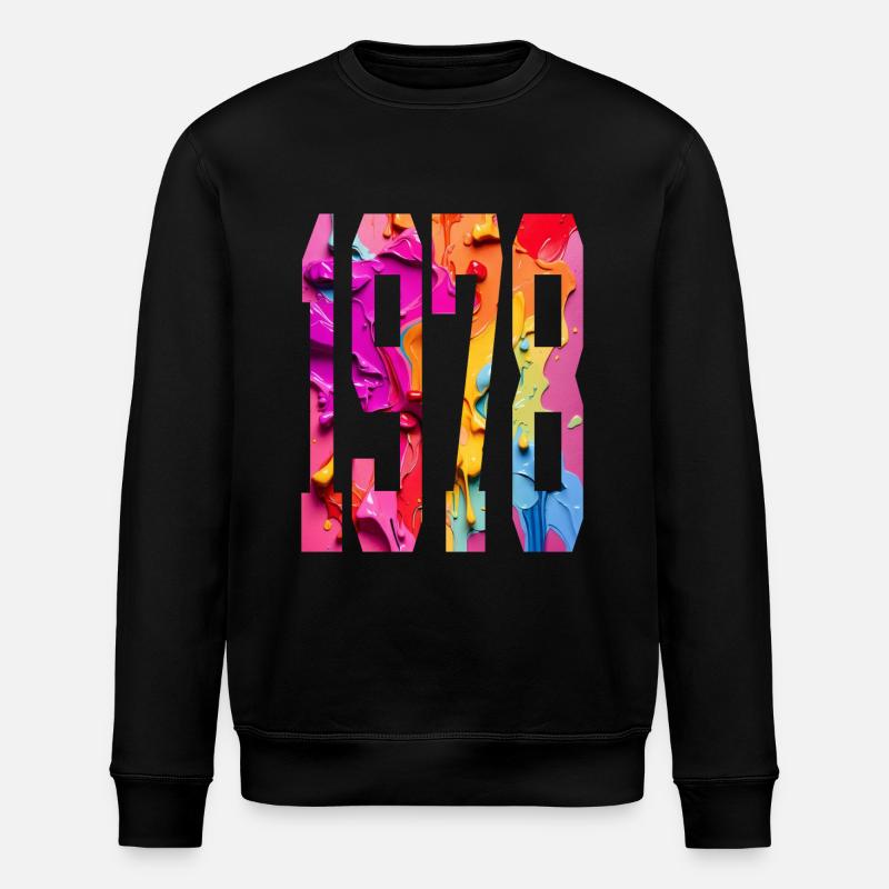 BUNT 48E ANNIVERSAIRE 1978 - Sweat bio ROLLER Stanley/Stella Unisexe - noir