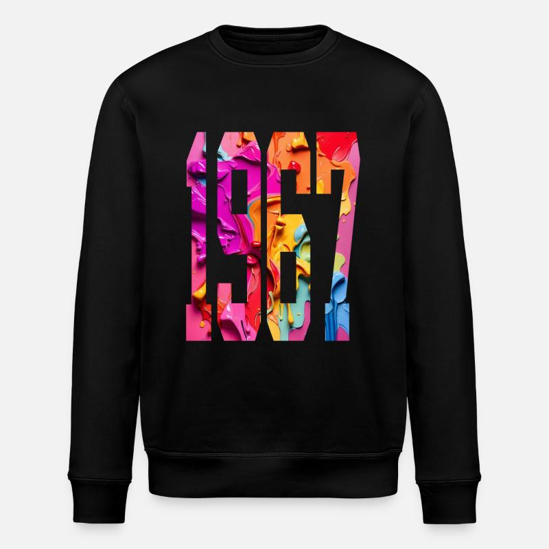 BUNT 59TH BIRTHDAY 1967 - Stanley/Stella ROLLER Unisex Organic Sweatshirt - black