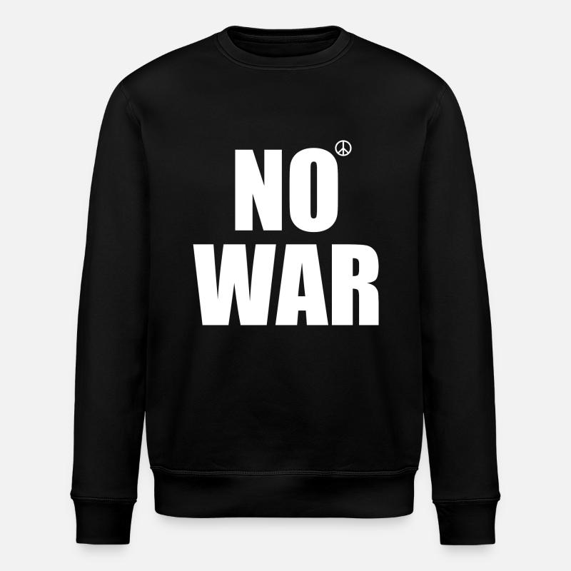 No war - Stanley/Stella Unisex Bio-Sweatshirt ROLLER - Schwarz
