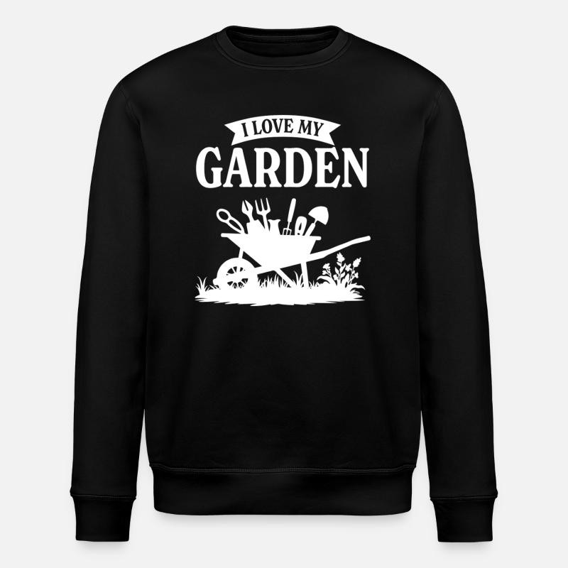 J’adore mon jardin - Sweat bio ROLLER Stanley/Stella Unisexe - noir