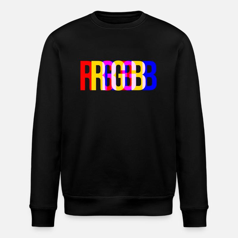 RGB Farbraum - Stanley/Stella Unisex Bio-Sweatshirt ROLLER - Schwarz