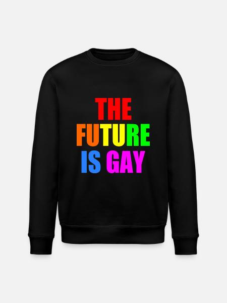 The future is gay - Stanley/Stella ROLLER Unisex Organic Sweatshirt - black