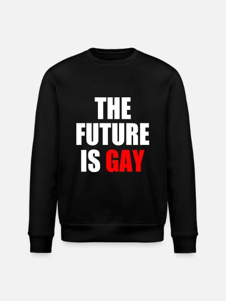 The future is gay - Stanley/Stella ROLLER Unisex Organic Sweatshirt - black