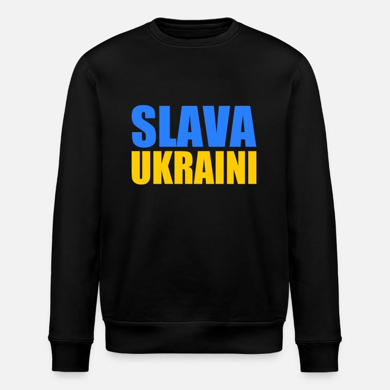 Slava ukraini - Sweat bio ROLLER Stanley/Stella Unisexe - noir