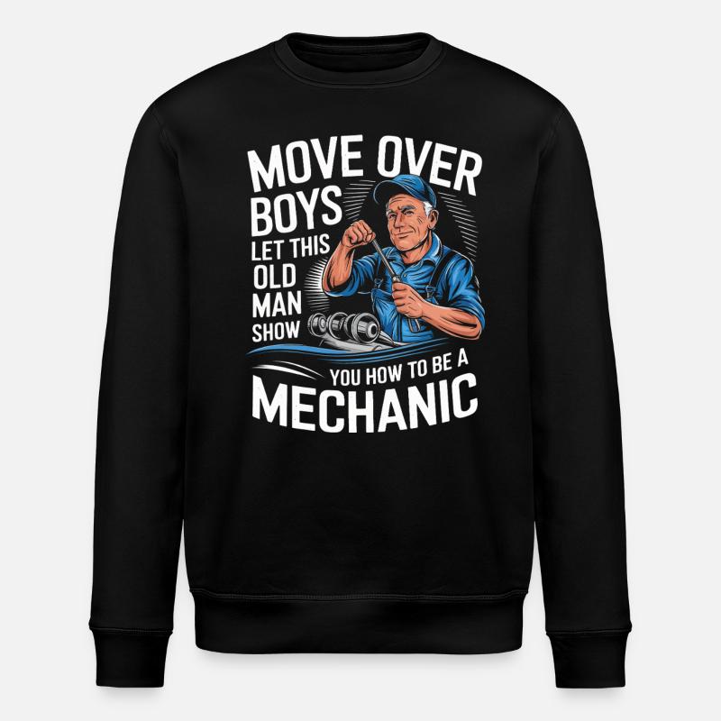 Mechanic Mechanic Workshop - Stanley/Stella ROLLER Unisex Organic Sweatshirt - black