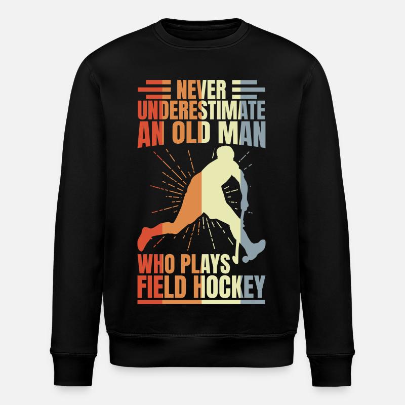 Hockey Großvater - Stanley/Stella Unisex Bio-Sweatshirt ROLLER - Schwarz