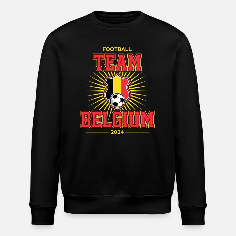 Belgien 2024 - Stanley/Stella Unisex Bio-Sweatshirt ROLLER - Schwarz